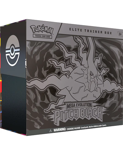 PREVENTA POKEMON TCG MEGA EVOLUTION - PITCH BLACK - ELITE TRAINER BOX ESPAÑOL