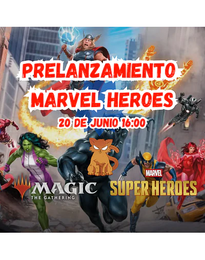 Prelanzamiento Magic The Gathering Marvel Heroes 