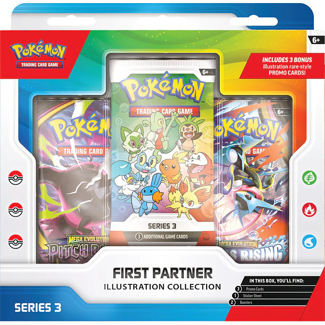 PREVENTA POKEMON TCG FIRST PARTNER ILLUSTRATION COLLECTION (Q3 2026) INGLÉS