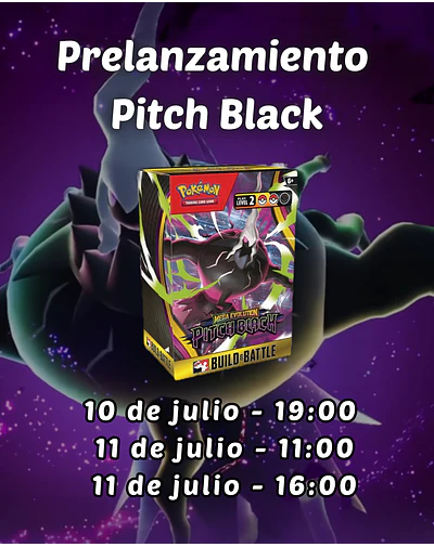 Prelanzamiento Pitch Black - Kit Build and Battle ESPAÑOL