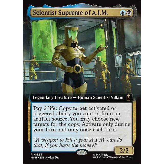 Scientist Supreme of A.I.M. - 0423 - Inglés