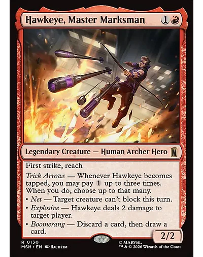 Hawkeye, Master Marksman - 0130 - Inglés - Foil