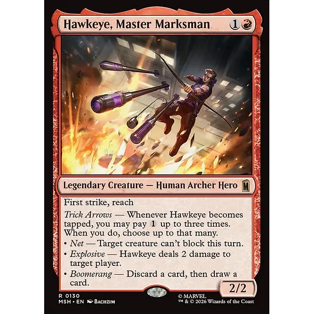 Hawkeye, Master Marksman - 0130 - Inglés - Foil