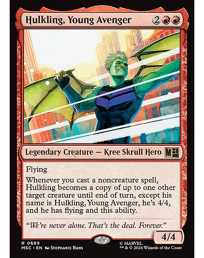  Hulkling, Young Avenger - 0689 - Inglés - Foil