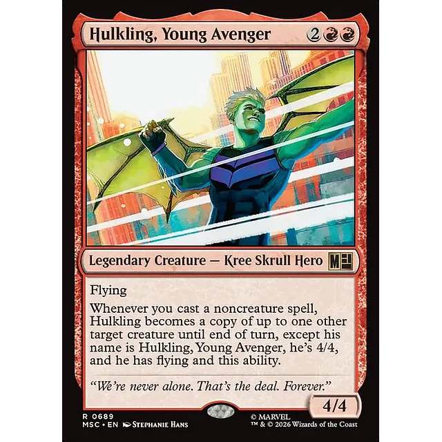  Hulkling, Young Avenger - 0689 - Inglés - Foil