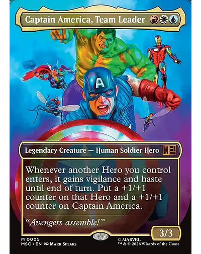 Captain America, Team Leader - 0005 - Inglés