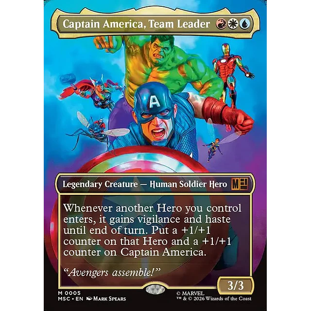 Captain America, Team Leader - 0005 - Inglés