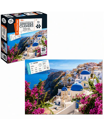 Puzzle 1000 piezas - Grandes ciudades 