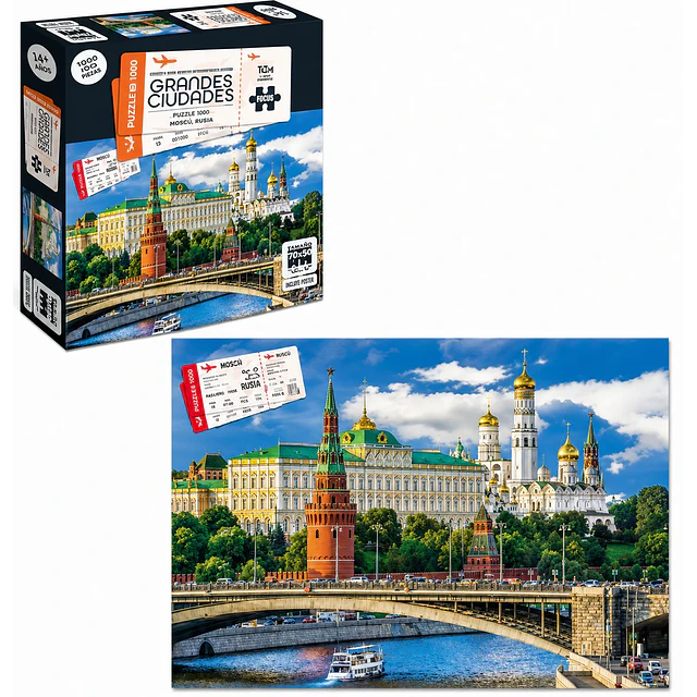 Puzzle 1000 piezas - Grandes ciudades  3