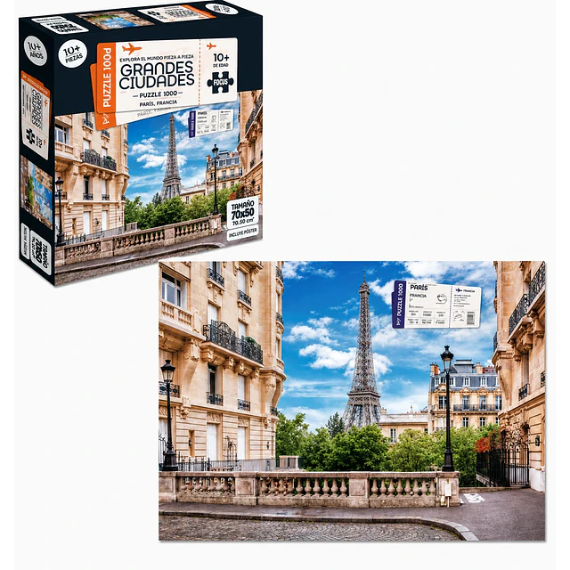 Puzzle 1000 piezas - Grandes ciudades  4
