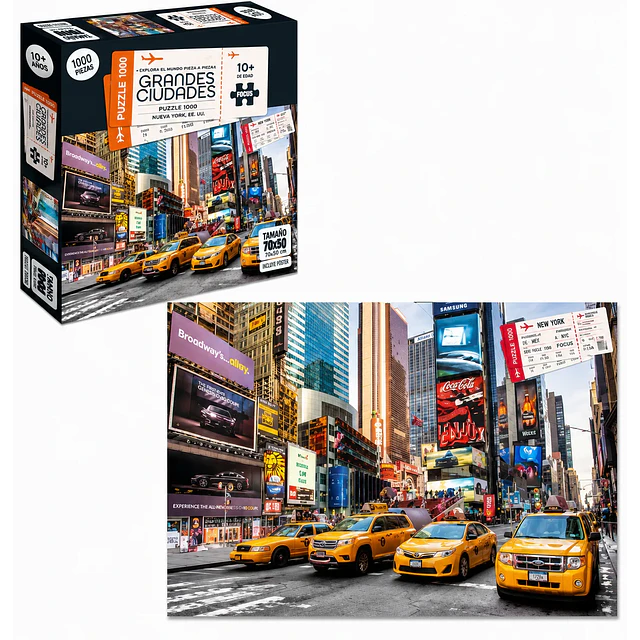 Puzzle 1000 piezas - Grandes ciudades  6