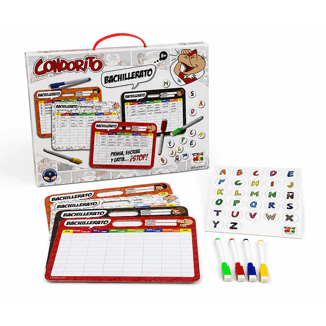 CONDORITO | Juego de Mesa Bachillerato Stop - Condorito