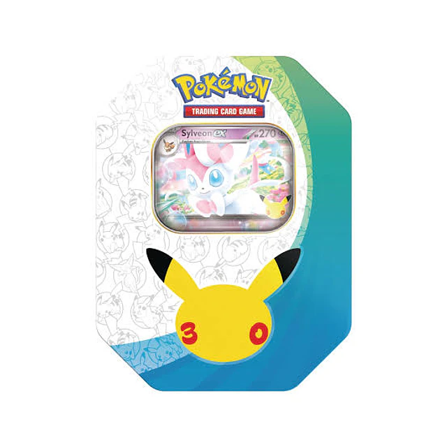 PREVENTA Pokemon TCG 30th Celebration - ex Tin INGLÉS 2