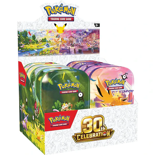 PREVENTA Pokemon TCG 30th Celebration - Mini Tin INGLÉS 1