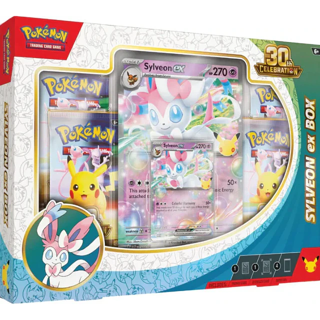 PREVENTA Pokemon TCG 30th Celebration - ex Box Inglés 2