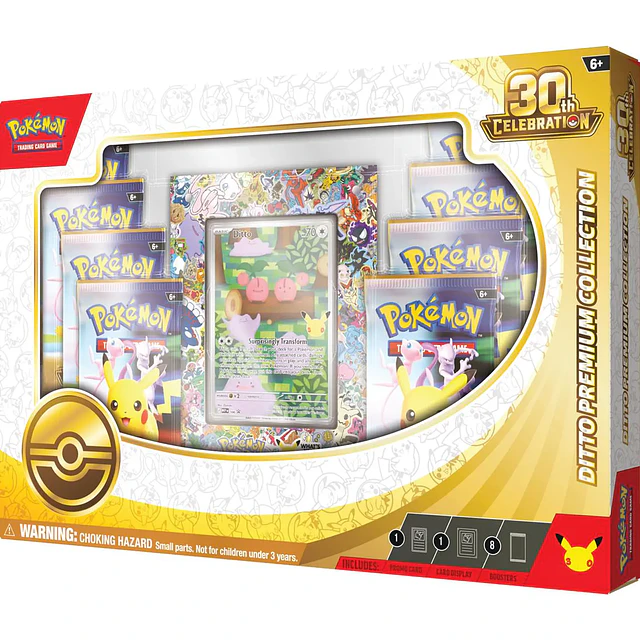 PREVENTA Pokémon TCG 30th Celebration – Ditto Premium Collection Inglés