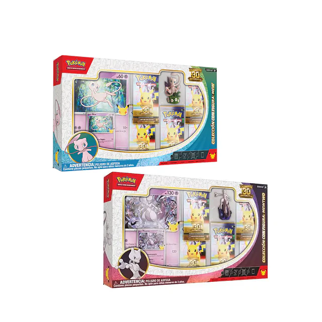 PREVENTA Pokémon TCG 30th Celebration – Figure Collection Inglés 1