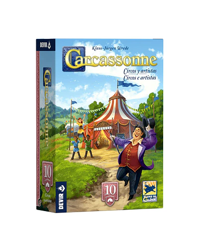 JDM Carcassonne: Circos y Artistas — Expansión 10 en Español