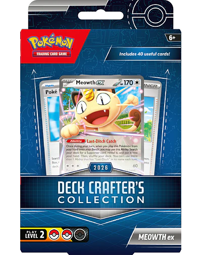Pokémon TCG Deck Crafter's Collection INGLÉS | Meowth ex