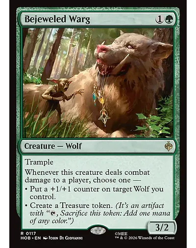 Bejeweled Warg - 0117 - Inglés - Foil