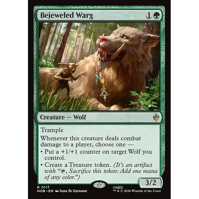 Bejeweled Warg - 0117 - Inglés - Foil