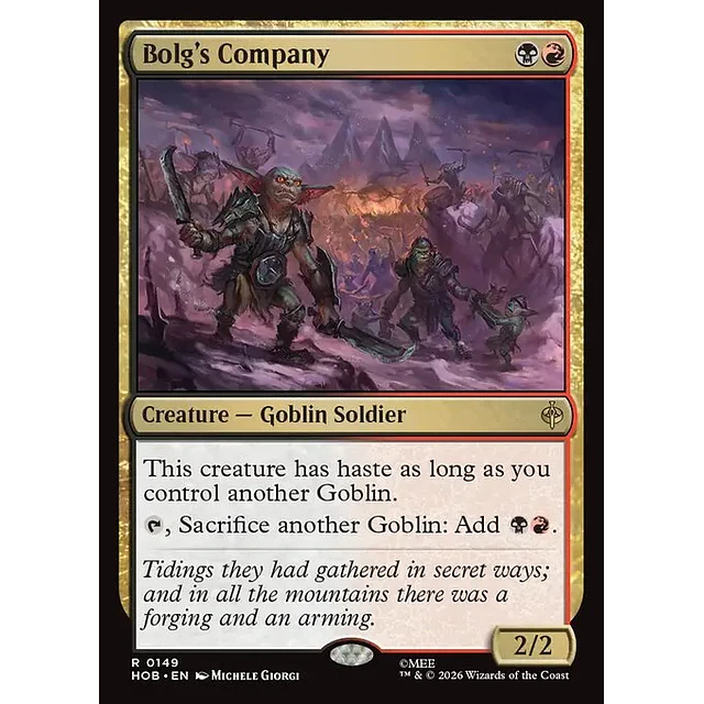 Bolg's Company - 0149 - Inglés - Foil