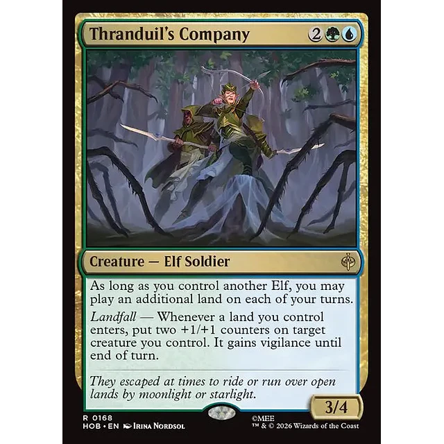 Thranduil's Company - 0168 - Inglés - Foil