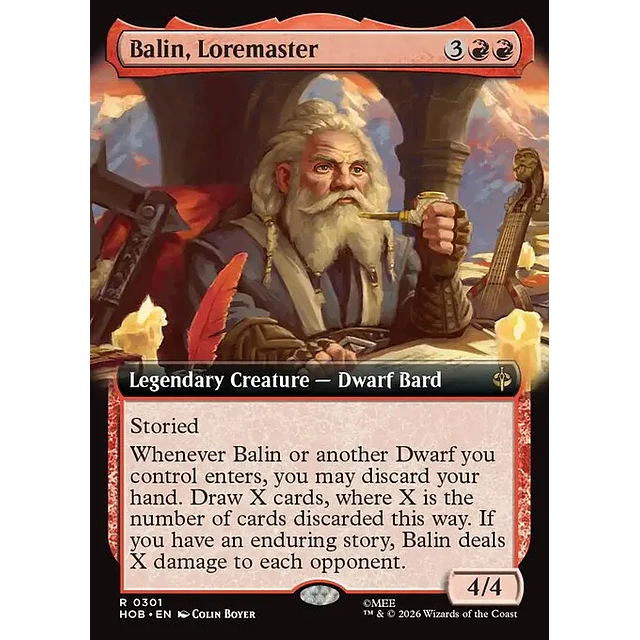 Balin, Loremaster - 0301 - Inglés 