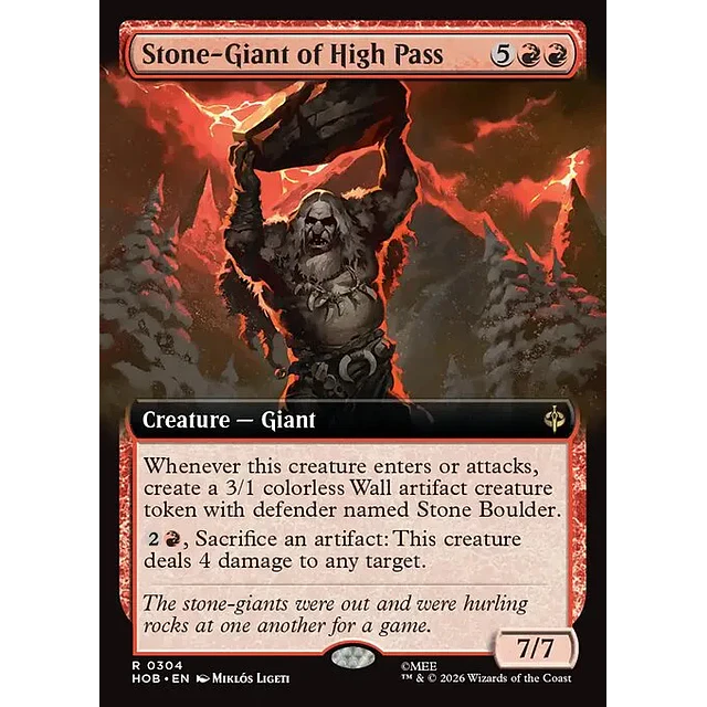 Stone-Giant of High Pass - 0304 - Inglés - Foil