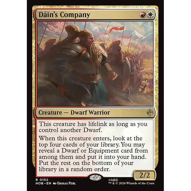Dáin's Company - 0152 - Inglés - Foil