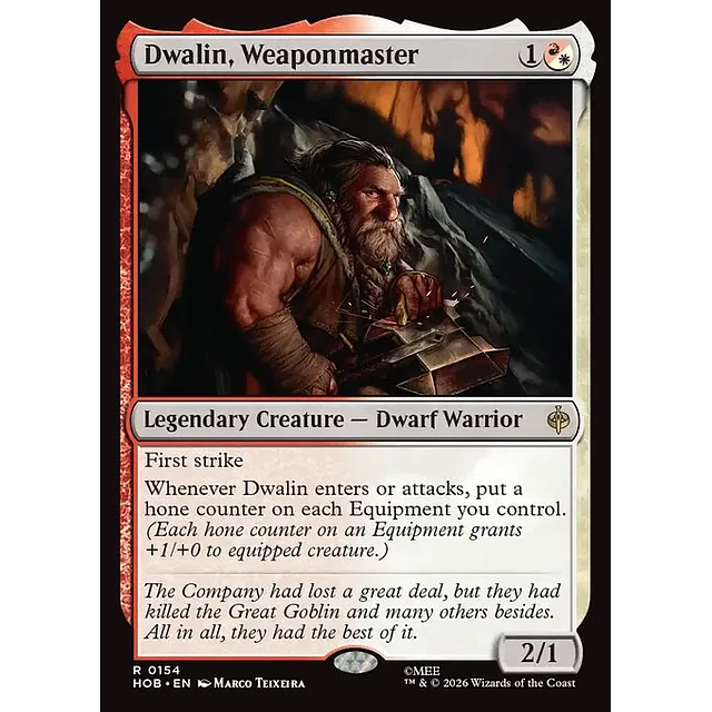  Dwalin, Weaponmaster - 0154 - Inglés - Foil