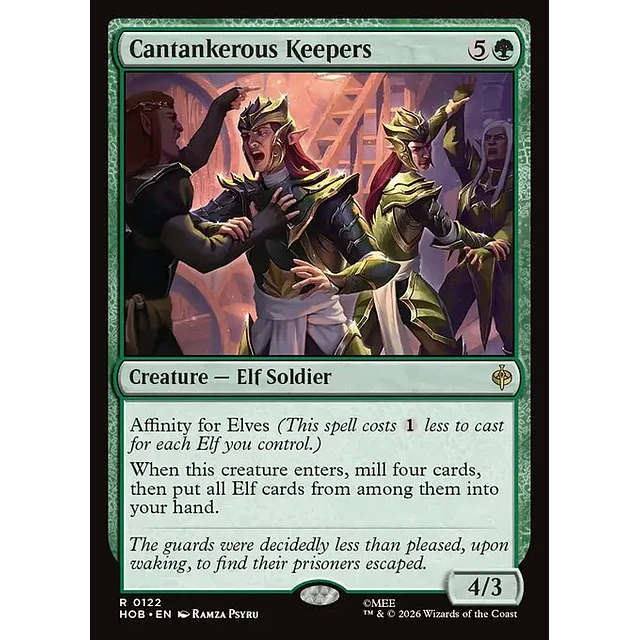  Cantankerous Keepers - 0122 - Inglés - Foil