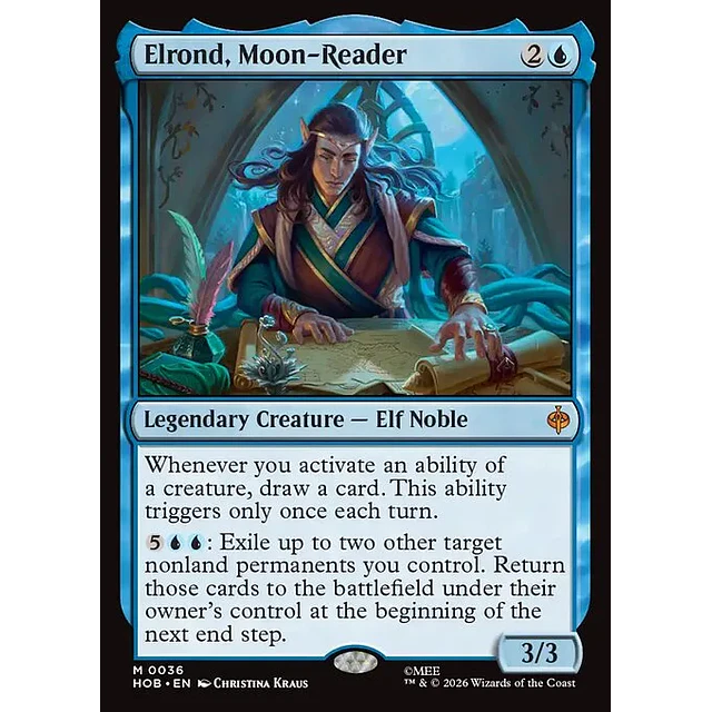 Elrond, Moon-Reader - 0036 - Inglés - Foil