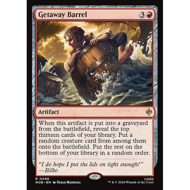Getaway Barrel - 0098 - Inglés - Foil