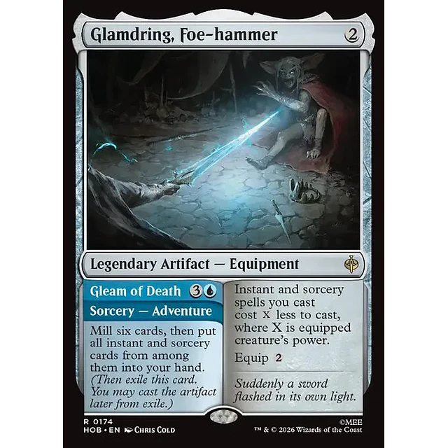 Glamdring, Foe-hammer - 0174 - Inglés - Foil