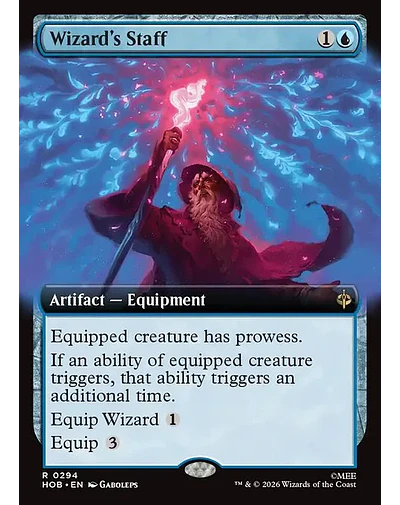 Wizard's Staff - 0294 - Inglés - Foil