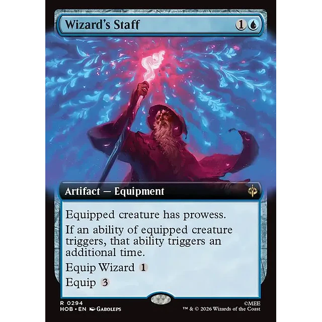 Wizard's Staff - 0294 - Inglés - Foil