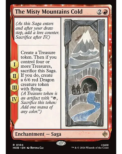 The Misty Mountains Cold - 0104 - Inglés - Foil
