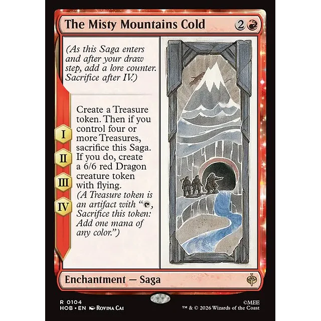 The Misty Mountains Cold - 0104 - Inglés - Foil