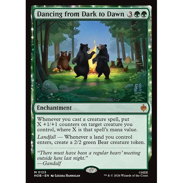 Dancing from Dark to Dawn - 0123 - Inglés - Foil
