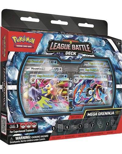 PREVENTA - POKÉMON TCG MEGA GRENINJA EX LEAGUE BATTLE DECK (2026) ESPAÑOL