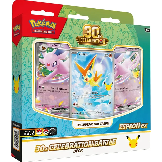 PREVENTA Pokémon TCG 30th Celebration – Battle Deck Español 2