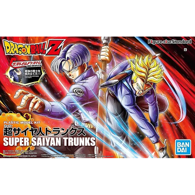 MODEL KIT FIGURE RISE STANDARD SUPER SAIYAN TRUNKS. BANDAI HOBBY 3