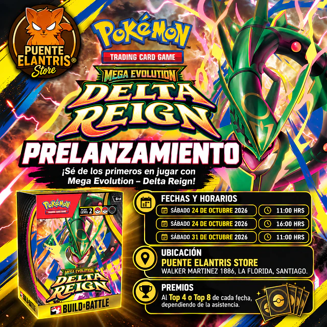 PRELANZAMIENTO DE MEGA EVOLUTION – DELTA REIGN ESPAÑOL