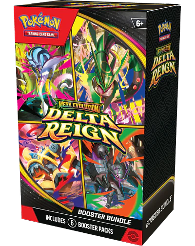 PREVENTA Pokémon TCG Mega Evolution – Delta Reign Booster Bundle Inglés