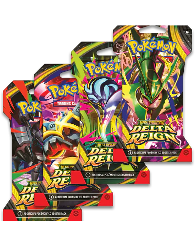 PREVENTA Pokémon TCG Mega Evolution – Delta Reign Sleeved Booster Inglés
