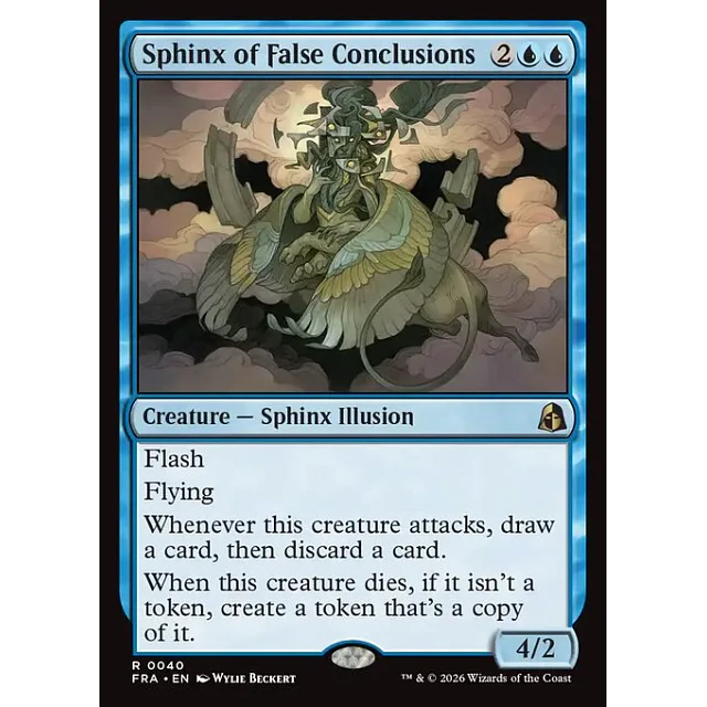 Sphinx of False Conclusions - 0040 - Inglés - Foil