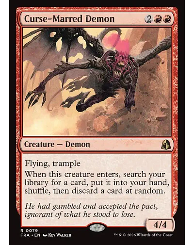 Curse-Marred Demon - 0079 - Inglés - Foil