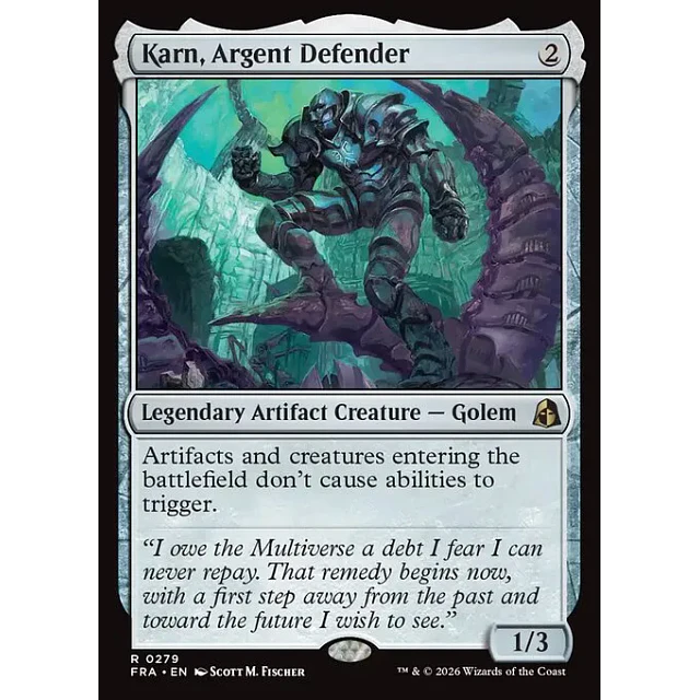 Karn, Argent Defender - 0279 - Inglés - Foil