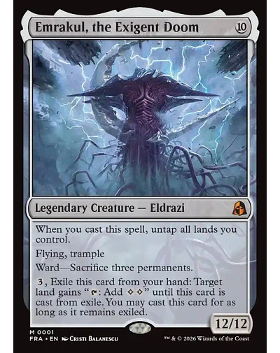 Emrakul, the Exigent Doom - 0001 - Inglés - Foil
